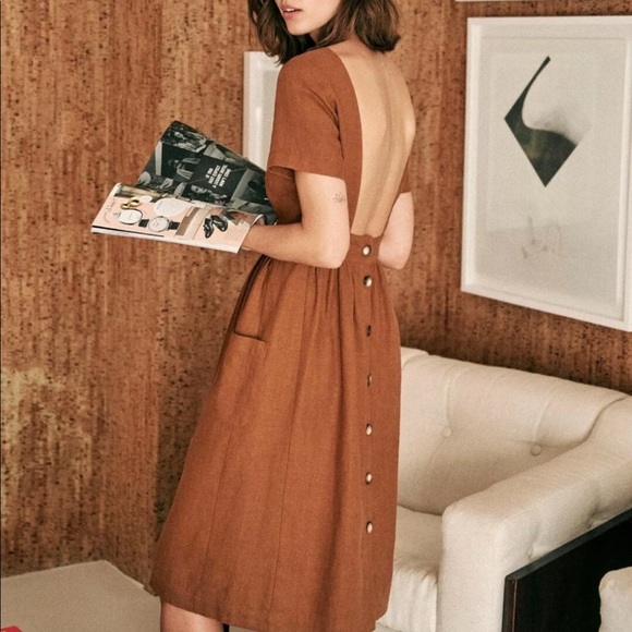Sezane Dresses & Skirts - Sézane Odalie Dress Moka